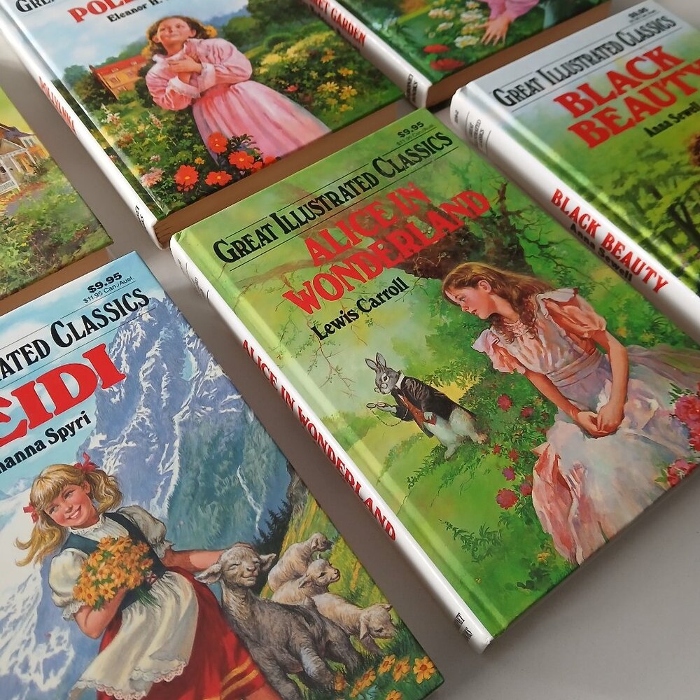 Great Illustrated Classics - Children's Books - Hardcover - Vintage/ Collectable